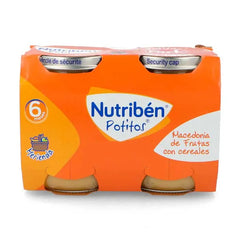 Nutribén Potito Macedonia Fruit and Cereals 2x190g Jag Couture London - New York