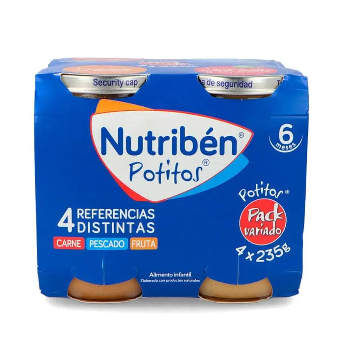Jag Couture London - New York Nutriben Potitos Pack Variado 4x 235g