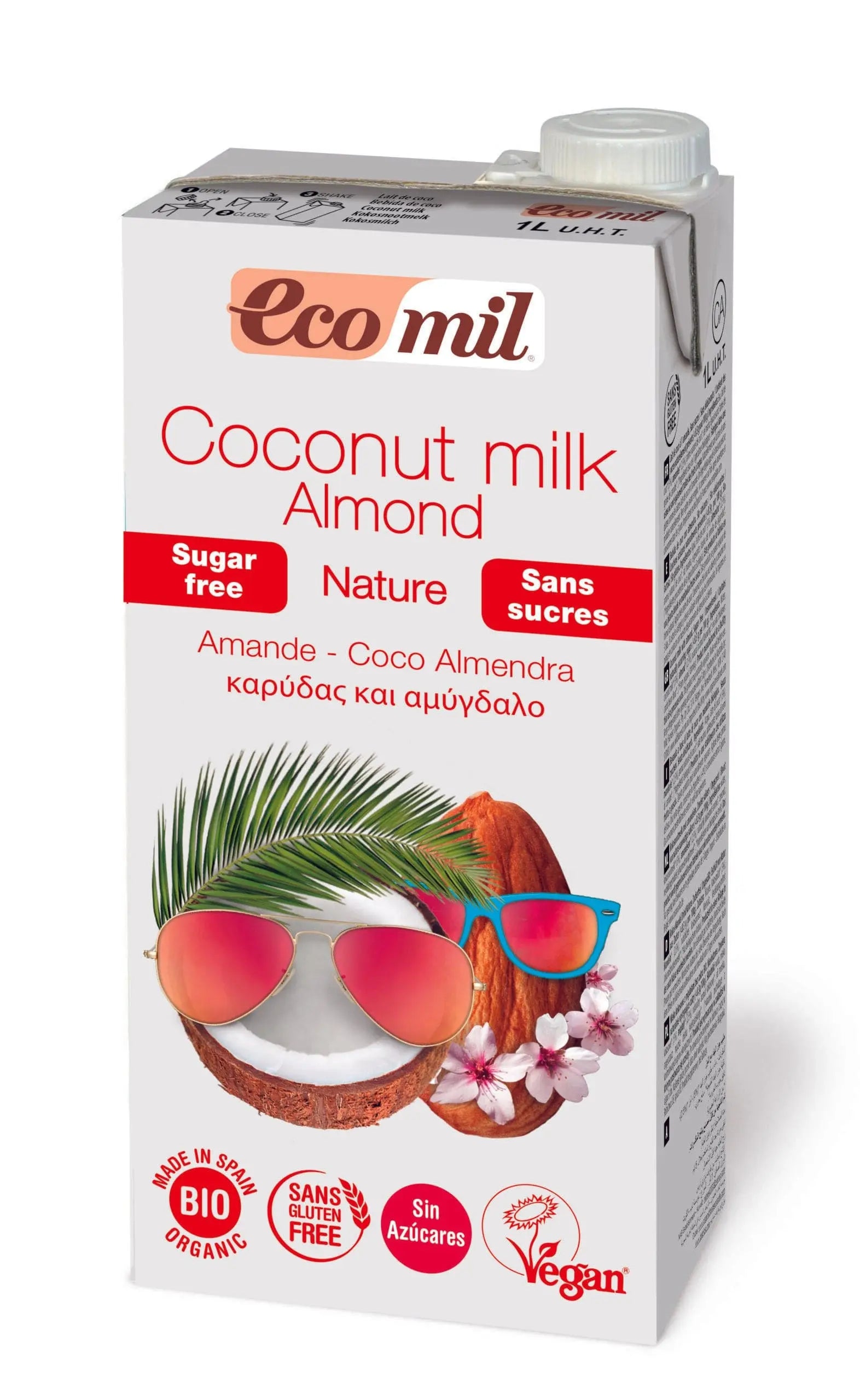 Jag Couture London - New York Nutriops Ecomil Coco Eco Almendra Nature 1l Sin Azucares