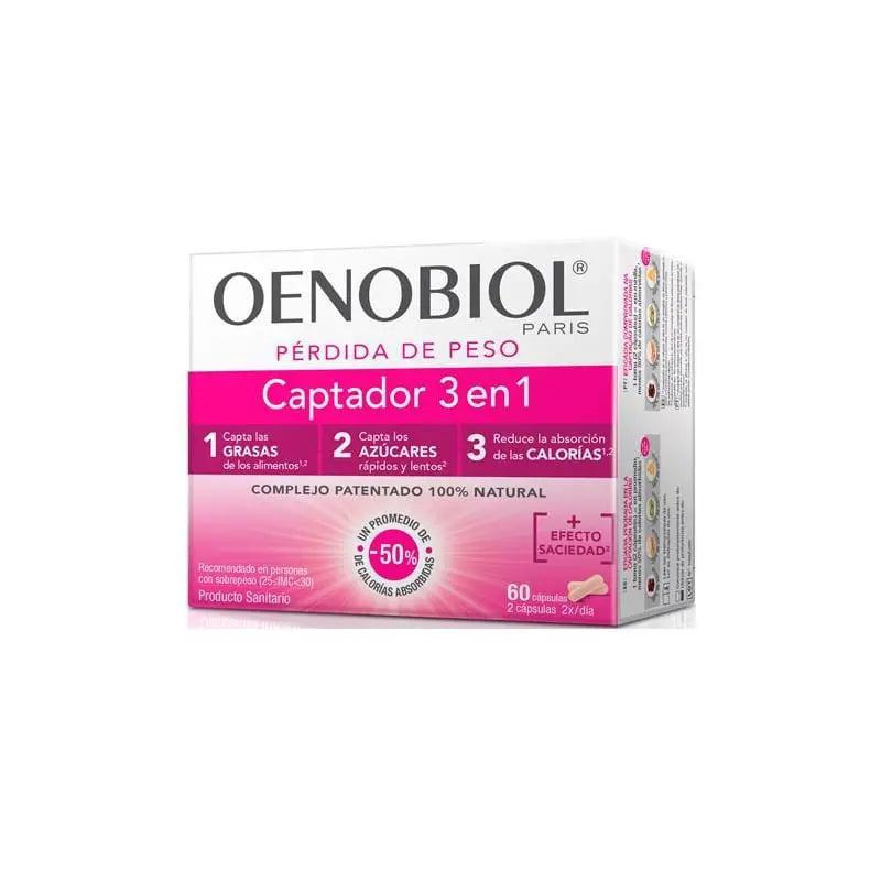 Jag Couture London - New York Oenobiol Weightloss 3 In 1 Fat Binder 60 Tablets