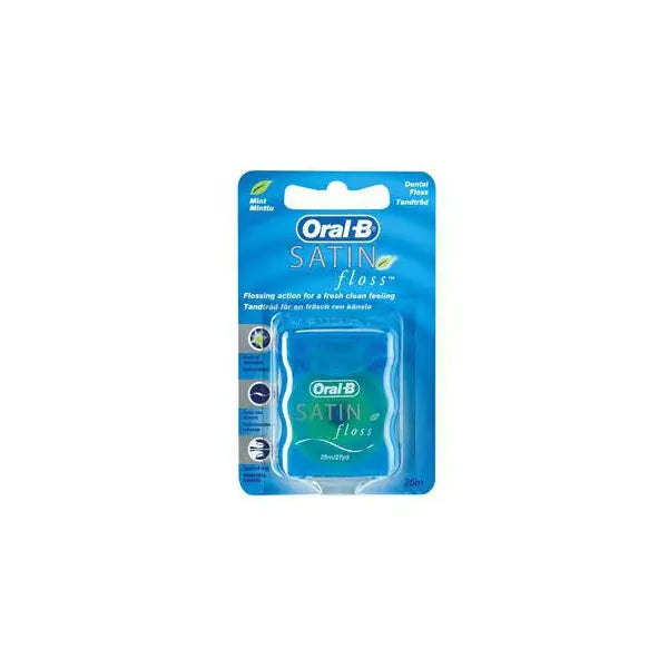 Oral-B Satin Floss Mint 25mt - Jag Couture London - New York
