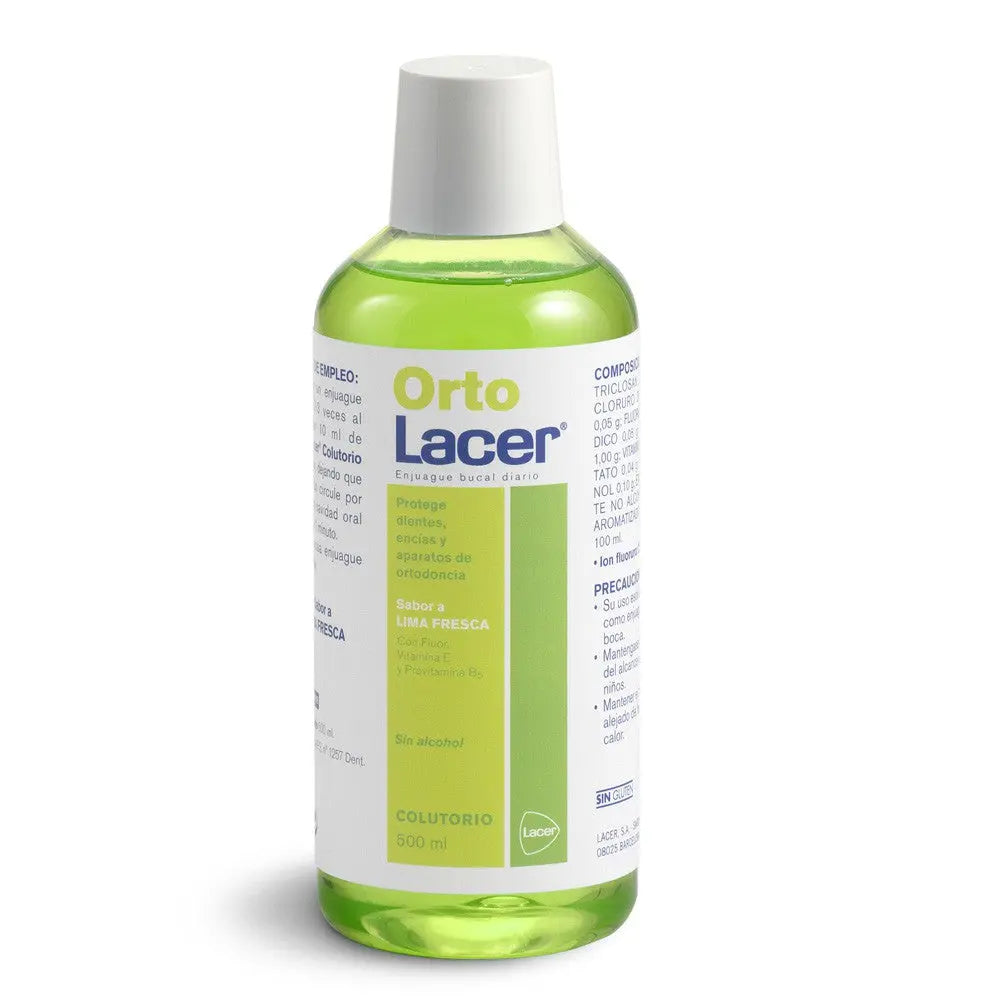 Ortholacer Mouthwash Lime Flavour 500ml Jag Couture London - New York