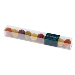 Jag Couture London - New York Pates de Fruits finger box - strawberry, pear, blackcurrant, pineapple, cherry, apricot
