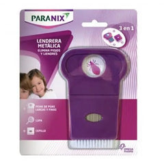 Perrigo Paranix Lendrera Metálica Con Lupa y Cepillo 5 Unidades Jag Couture London - New York