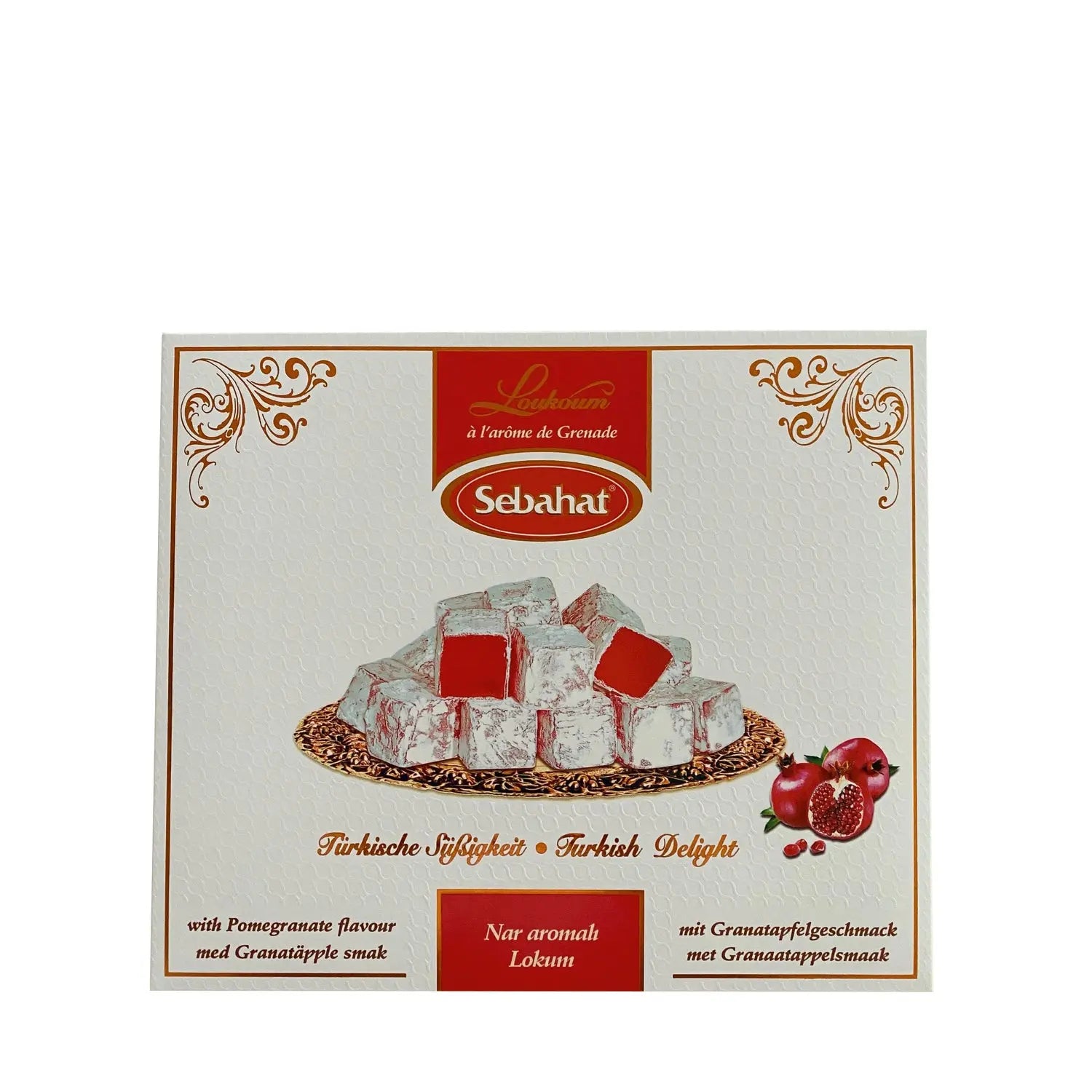 Jag Couture London - New York Pomegranate flavoured Turkish delight in gift box