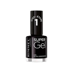 Jag Couture London - New York Rimmel London Kate Super Gel Nail Polish 070 Black Obsession 12ml