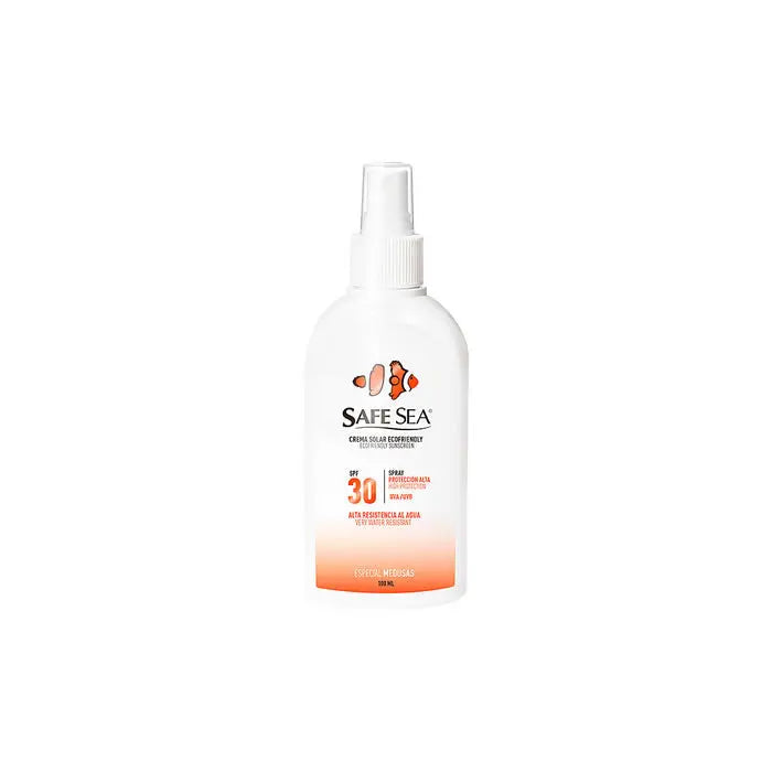 Safe Sea Sunscreen Ecofriendly Body Spf30 Spray 100ml Jag Couture London - New York