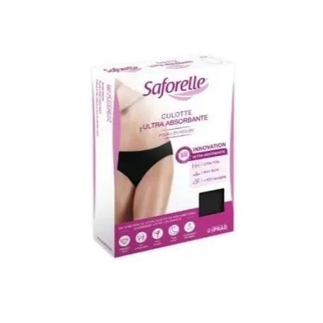 Jag Couture London - New York Saforelle Ultra Absorbent Brief Black Size Xl