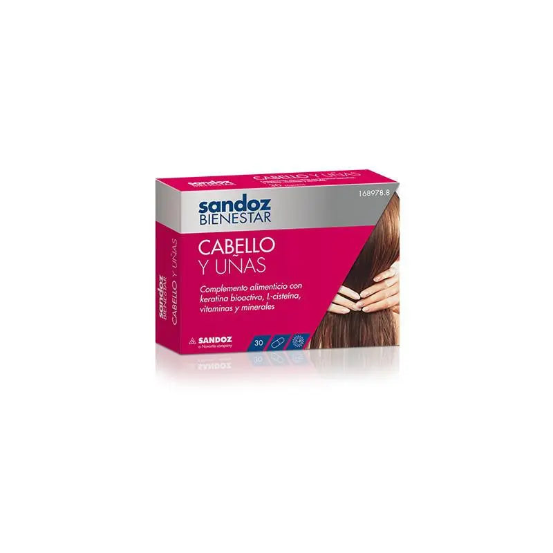 Sandoz Hair and Nails 30 Capsules Jag Couture London - New York