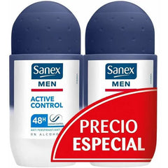 Sanex Men Active Control 48h Deodorant Roll On Duplo 2 x 50ml Jag Couture London - New York