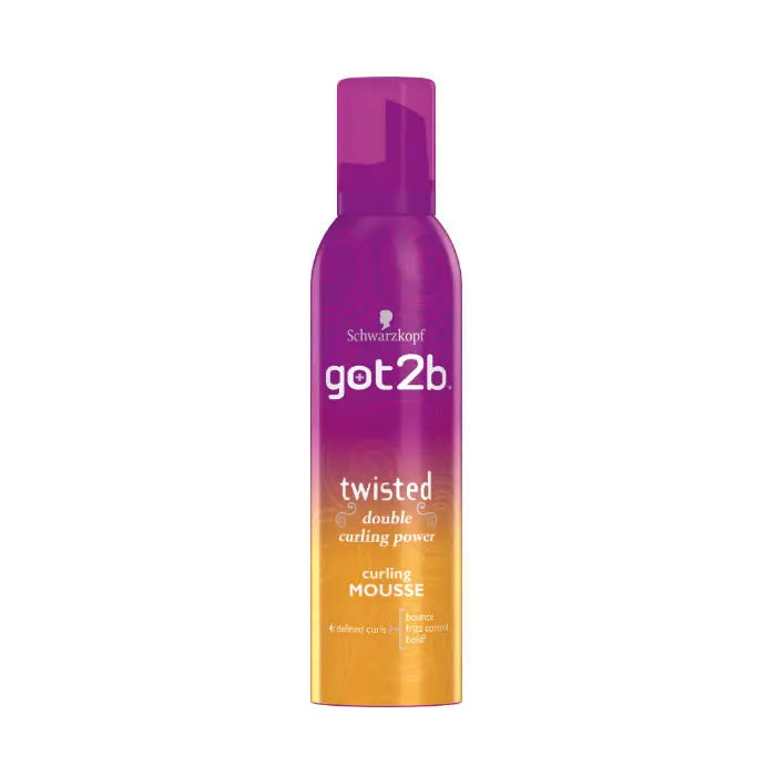 Schwarzkopf Got2b Twisted Double Curling Power Mousse 250ml Jag Couture London - New York