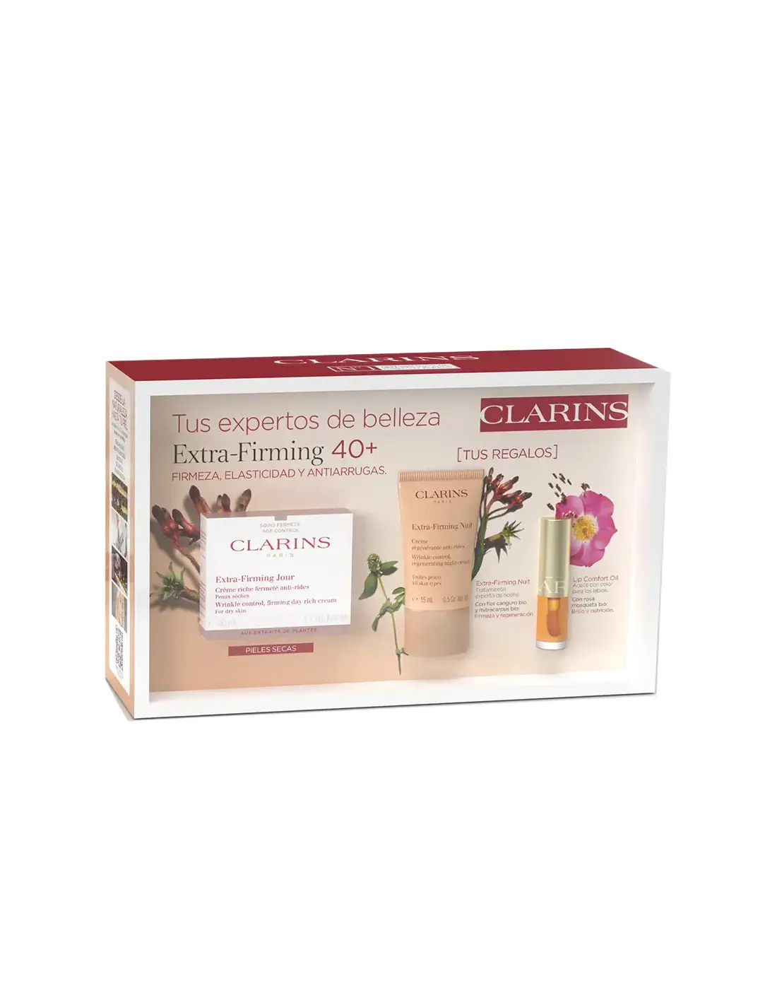 Set Clarins Extra Firming Dia P-S 50ml Noche T-P 15ml Lip Conf 1,4ml@ Jag Couture London - New York