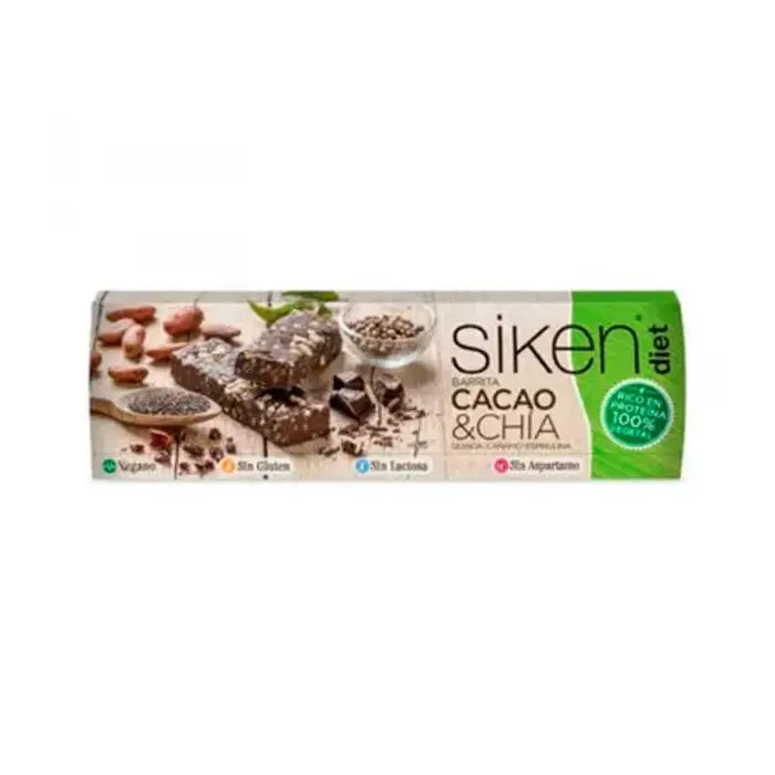 Jag Couture London - New York Siken Diet Vegan Cocoa Chia Bar 1U