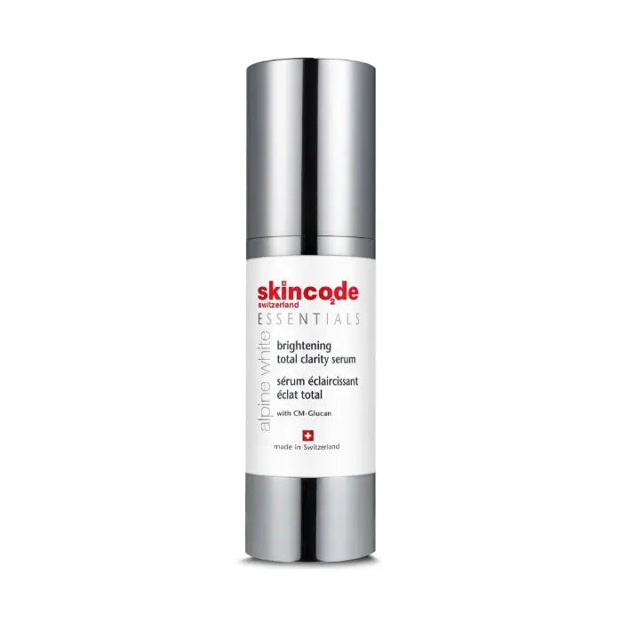 Skincode Essentials Alpine White Brightening Total Clarity Serum 30ml Jag Couture London - New York
