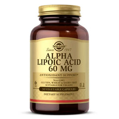 Solgar Alpha Lipoic Acid 60mg 30 Capsules Jag Couture London - New York