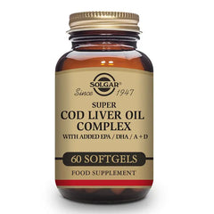Solgar Super Cod Liver Oil Complex 60 Softgels Jag Couture London - New York