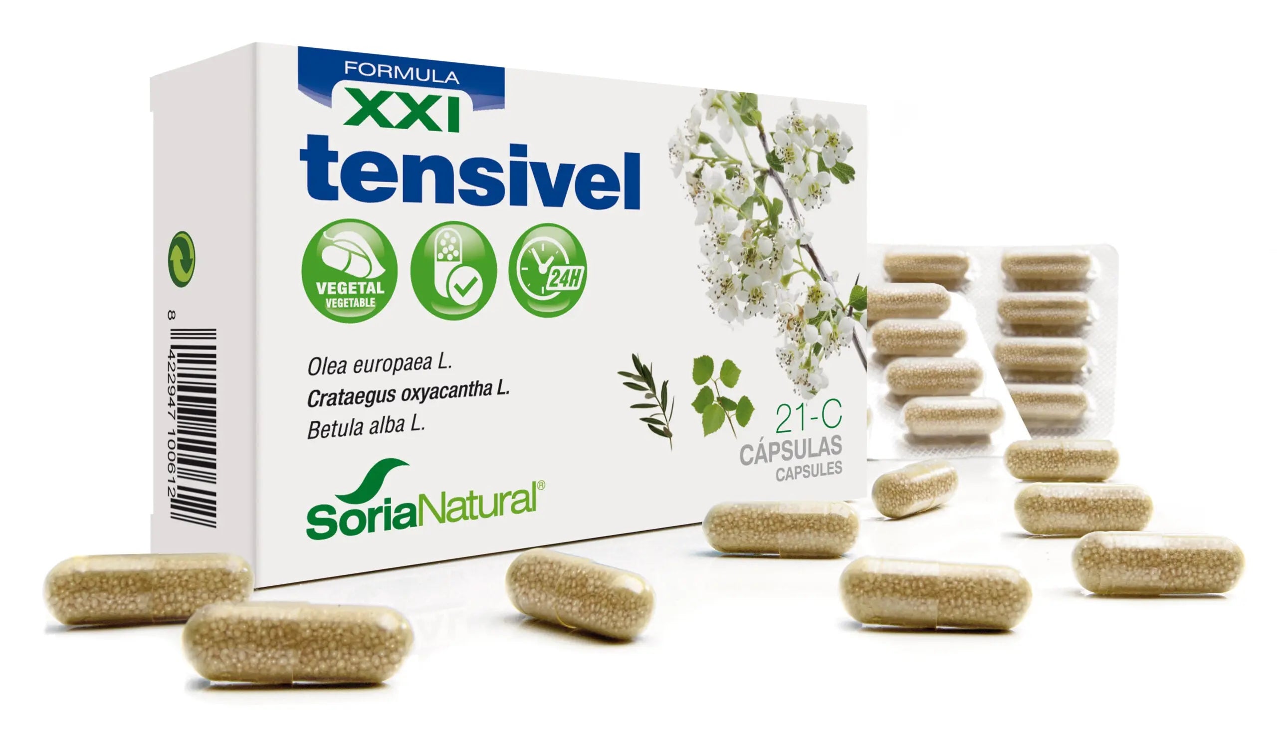 Soria 21-C Tensivel 600 Mg 30 Caps Liberacion Prolongada Jag Couture London - New York