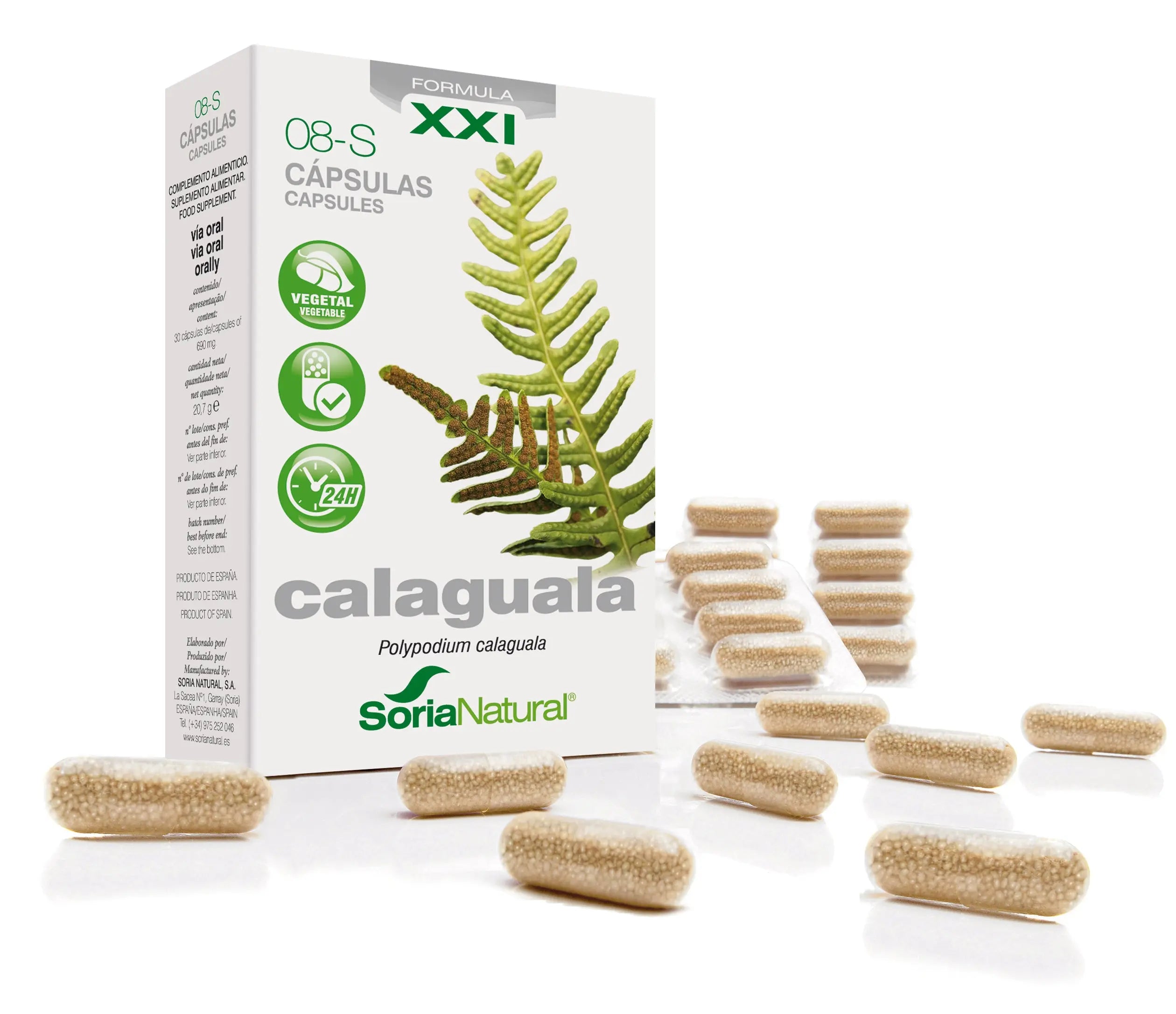 Soria 8-S Calaguala 310 Mg 30 Caps Liberacion Prolongada Jag Couture London - New York