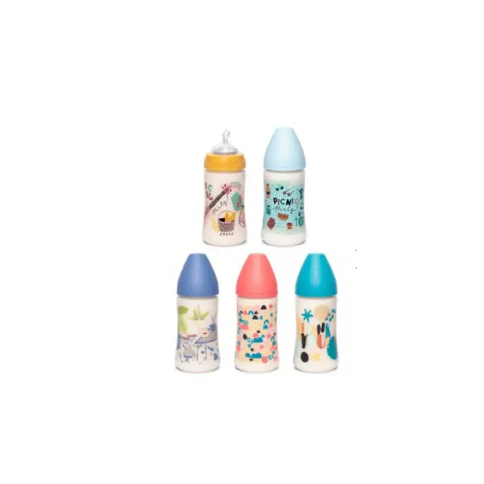 Suavinex Silic Teat Bottle T-1m 270ml Jag Couture London - New York