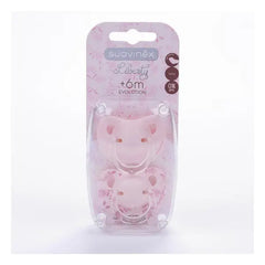 Suavinex™ Chupete Vintage Evolution Anatómico Tetina Látex 6 Meses Rosa 2uts Jag Couture London - New York