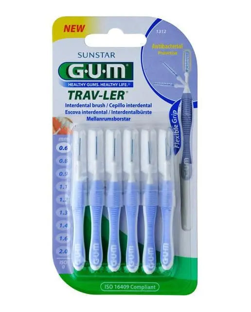 Jag Couture London - New York Sunstar Gum Interdental Brush 0,6mm Trav-Ler 6 Uds