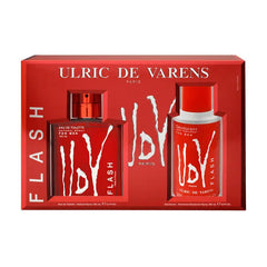 Ulric De Varens Flash Eau De Toilette Spray 100ml Set 2 Pieces Jag Couture London - New York