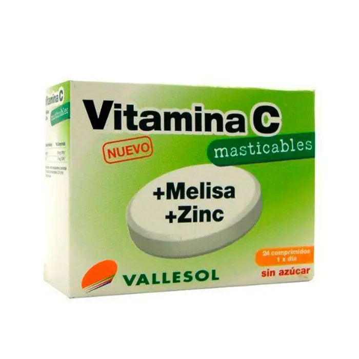 Jag Couture London - New York Vallesol Vitamin C +Lemon Balm +Zinc 24 Tablets