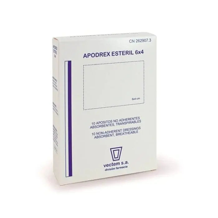 Jag Couture London - New York Vectem Apoderex 6x4cm Sterile Wound Dressing 6 Units