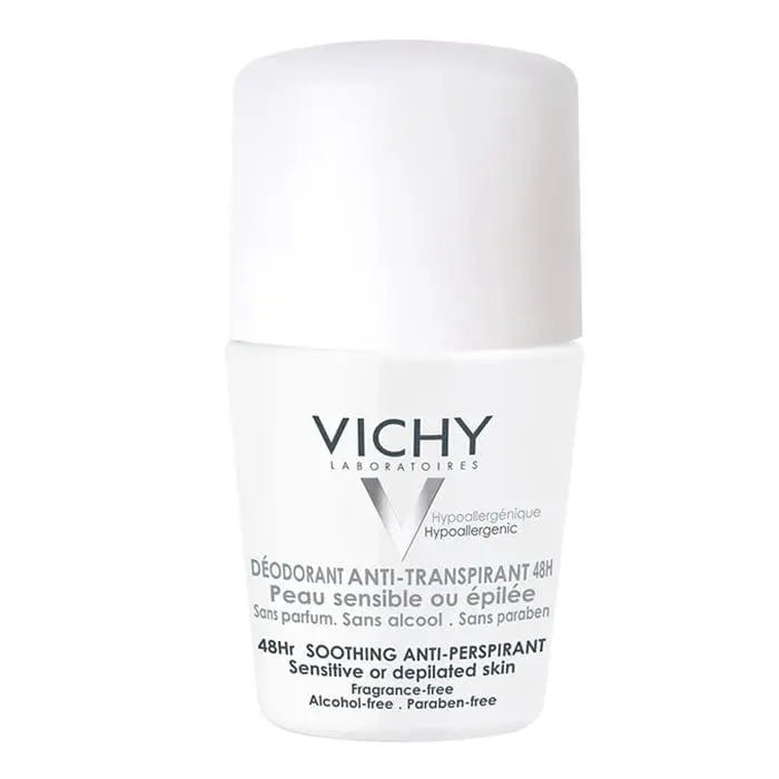 Jag Couture London - New York Vichy 48h Anti Perspirant Deodorant Roll On Sensitive Skin 50ml
