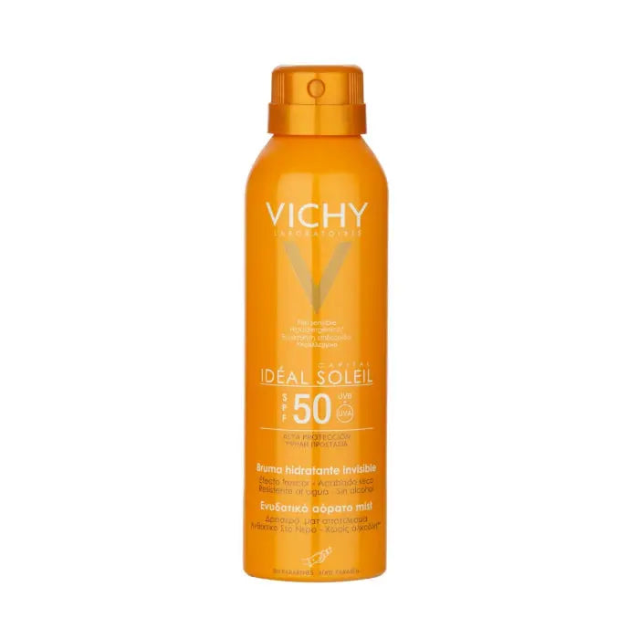 Vichy Ideal Soleil Invisible Hidrating Mist Spf50 200ml Jag Couture London - New York