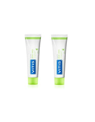 Vitis Duplo Aloe Vera Toothpaste Apple Flavor 2X150ml +75ml Free Jag Couture London - New York