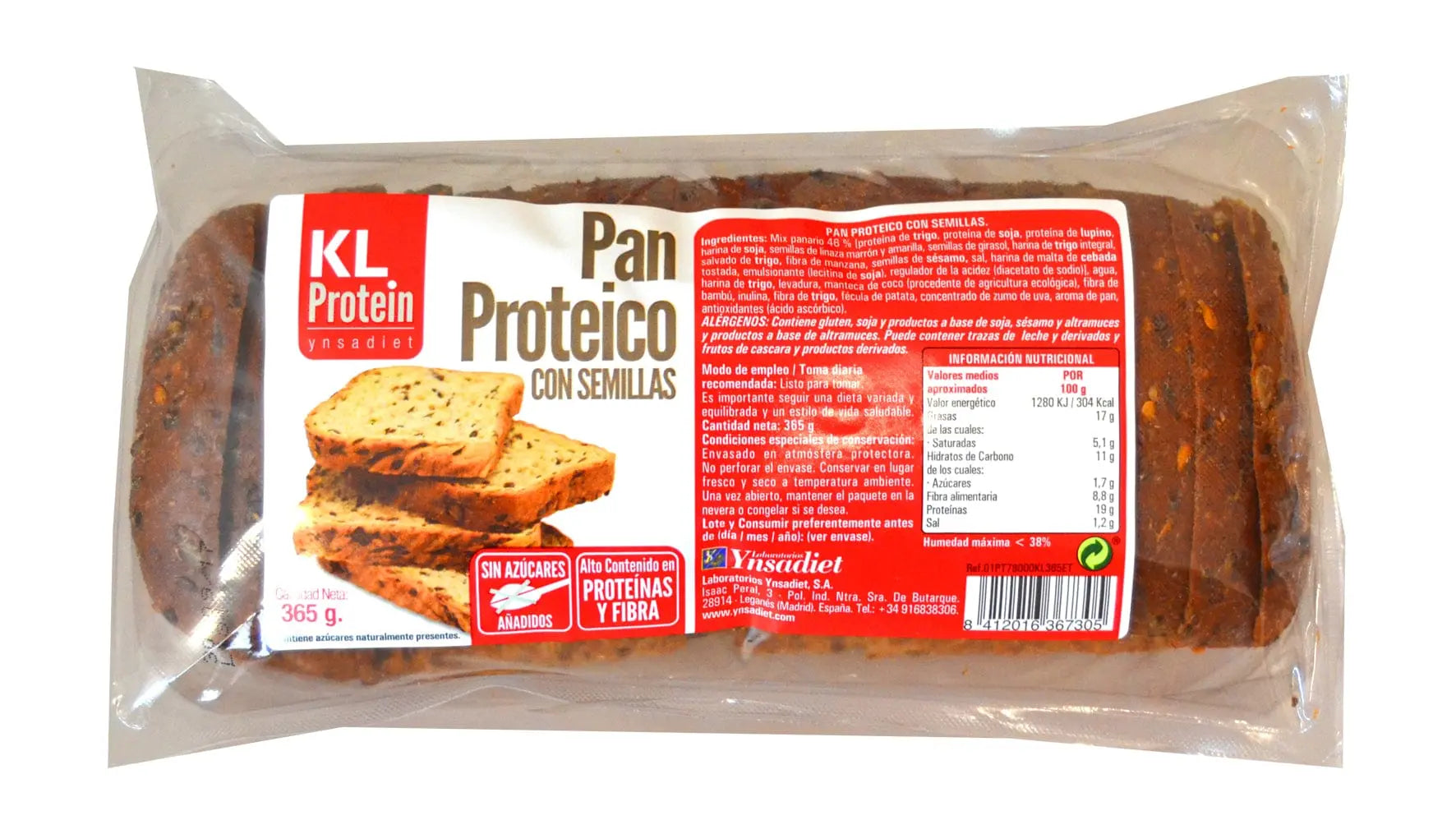Jag Couture London - New York Ynsadiet Pan Proteico Con Semillas Kl Protein