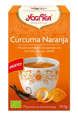 Jag Couture London - New York Yogi Tea Curcuma Naranja 17 X 2g