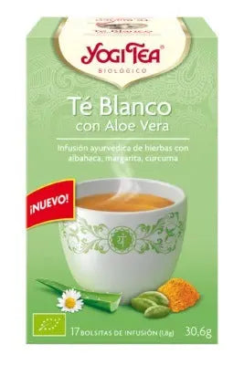 Yogi Tea Te Blanco Con Aloe Vera 17 Filtros Jag Couture London - New York