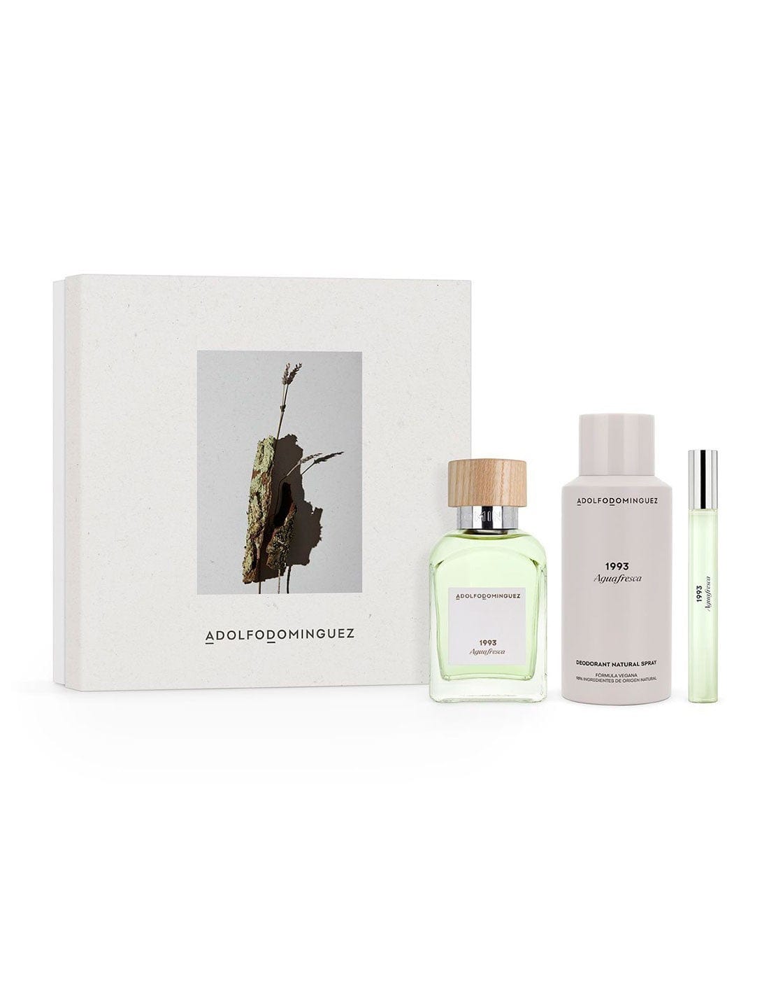 Jag Couture London - New York Adolfo Dominguez Agua Fresca De Hombre Eau De Toilette 120ml Spray Eau De Toilette 10ml Desodorante 150mlvaporizador