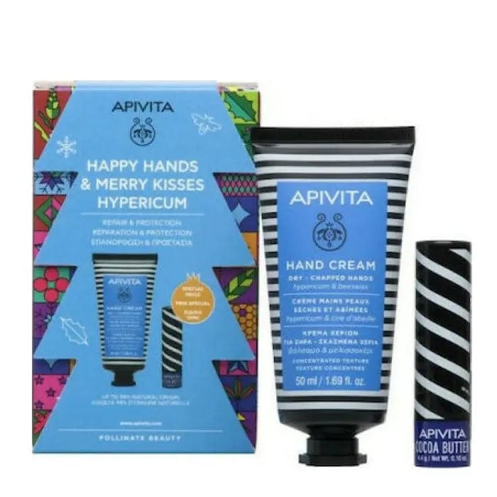 Jag Couture London - New York Apivita Hand Cream Hypericum Repair Y Protection 50ml Set 2 Pieces