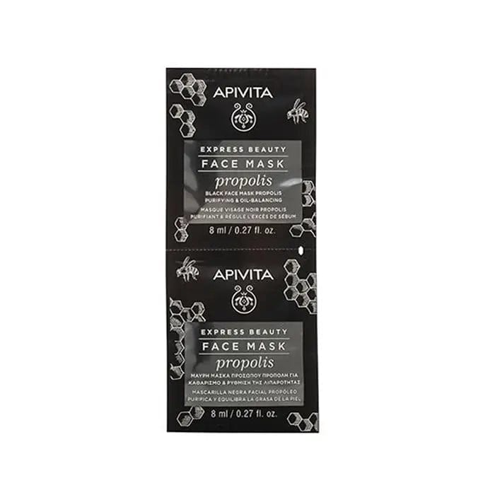 Jag Couture London - New York Apivita Mask For Young Oily Skin With Propolis 2x8ml