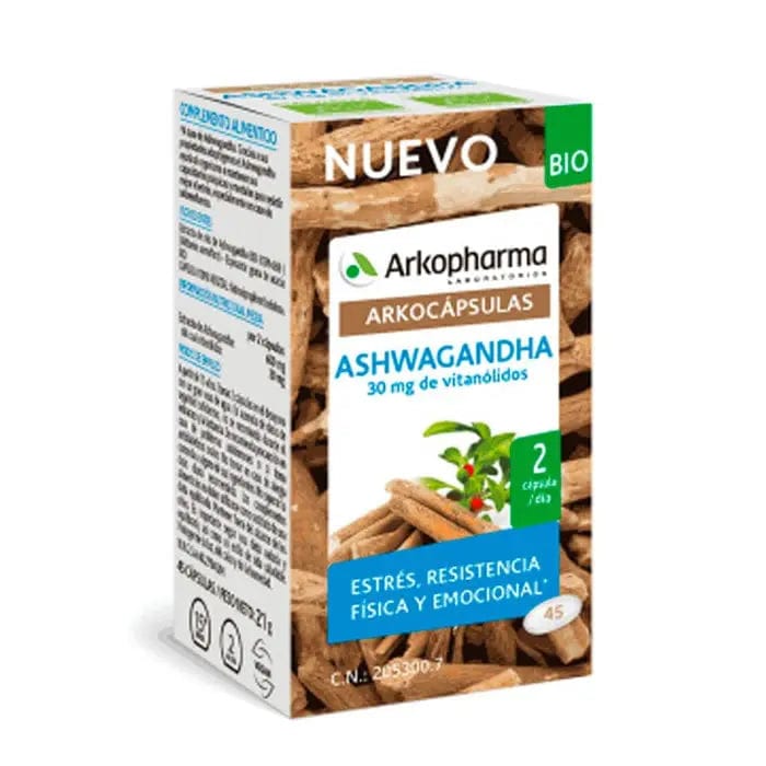 Jag Couture London - New York Arkocapsulas Ashwagandha Bio 45 Capsules