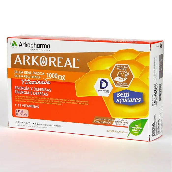 Jag Couture London - New York Arkopharma Arkoreal Royal Jelly 1000mg 20 Ampoules