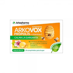 Jag Couture London - New York Arkopharma Arkovox Propolis Vitamin C Mint Flavour 24 Tablets