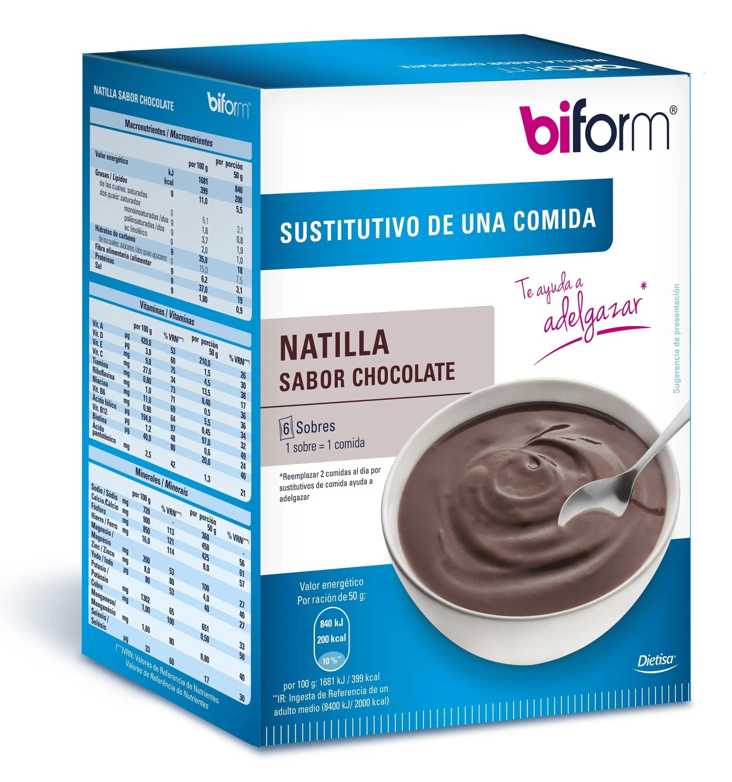 Jag Couture London - New York Biform Natillas Choco 6 Sobres