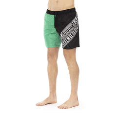Jag Couture London - New York Bikkembergs Beachwear BKK1MBM09_GREEN&BLACK