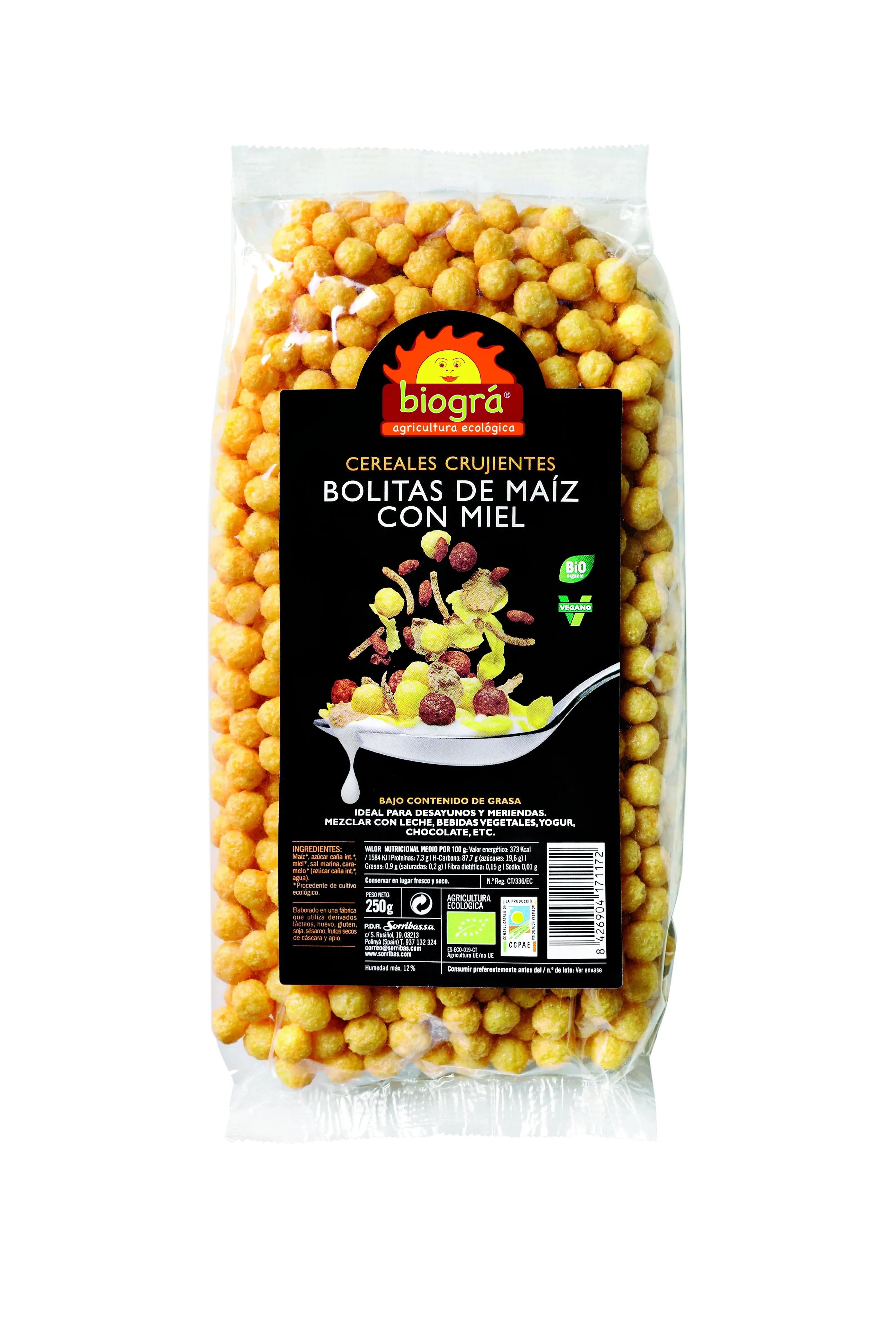 Jag Couture London - New York Biográ Bolitas De Maiz Con Miel 250g Biogra Bio