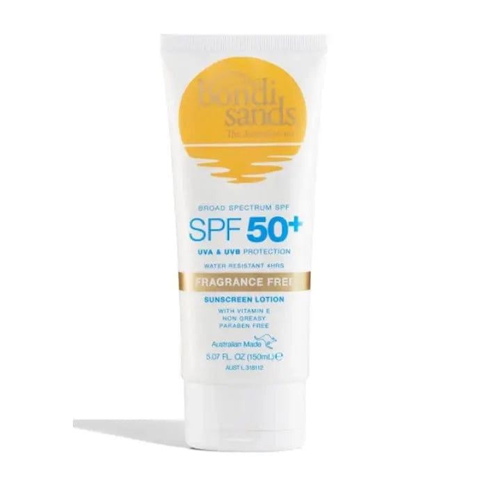 Jag Couture London - New York Bondi Sands Body Sunscreen Lotion Fragance Free Spf50+ 150ml
