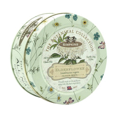 Jag Couture London - New York Botanical tin of elderflower flavour travel sweets