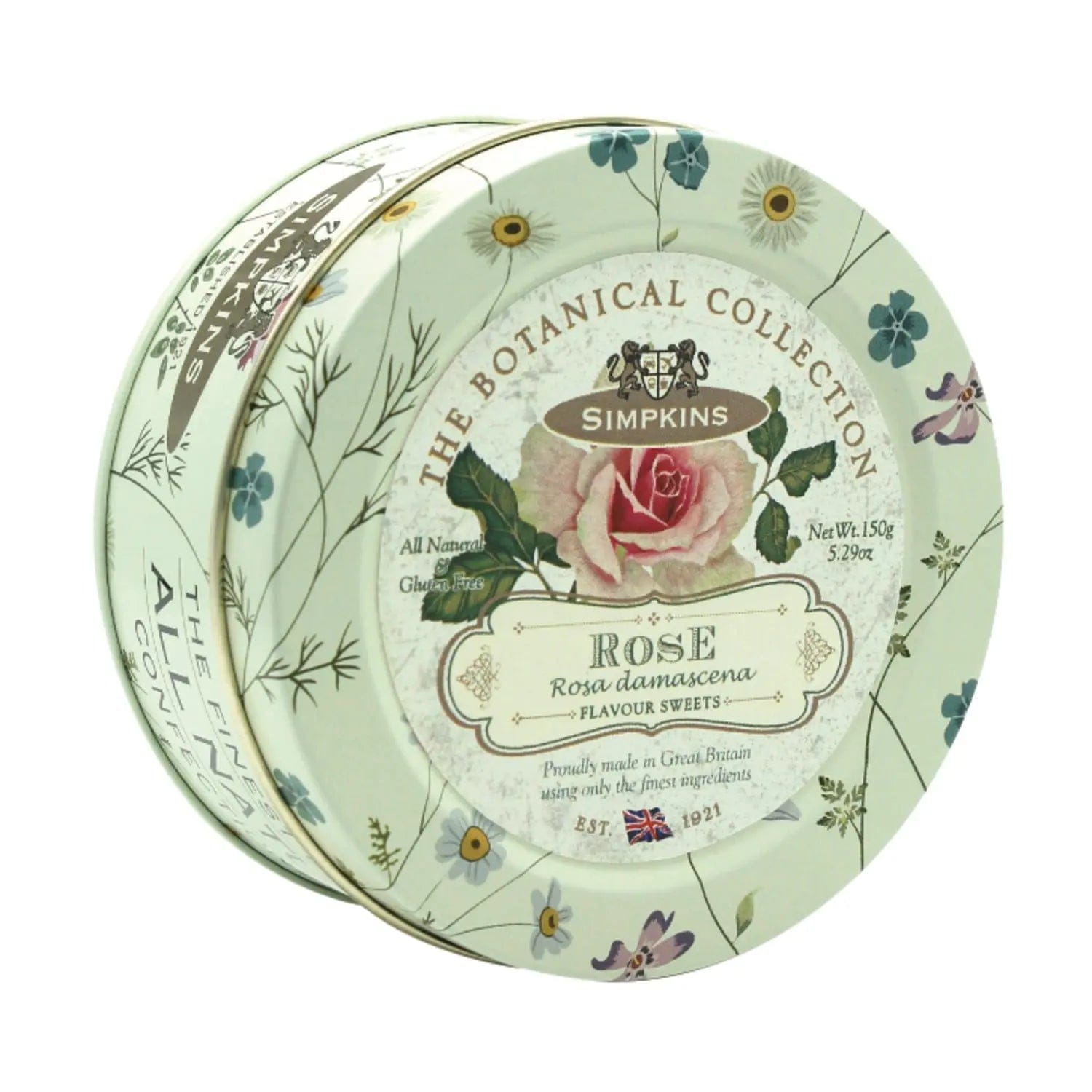 Jag Couture London - New York Botanical tin of rose flavour travel sweets