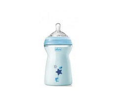 Jag Couture London - New York Chicco Naturalfeeling Blue Baby Bottle Fast Flow 330ml 6m