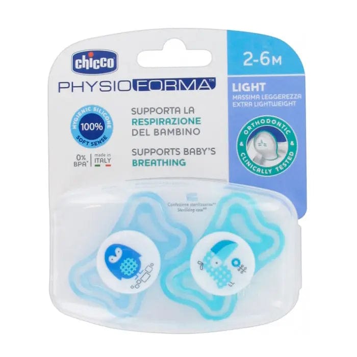 Jag Couture London - New York Chicco Pacifier Physio Light Blue 2-6M 2U
