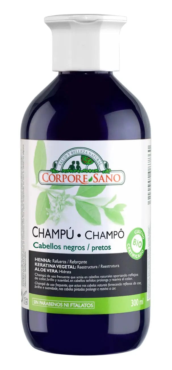 Jag Couture London - New York Corpore Champu Henna 300ml Cabellos Negros Bio