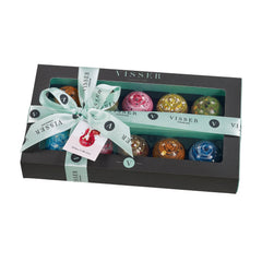 Jag Couture London - New York Deluxe gift box of 10 Picasso chocolates with menu tag